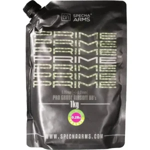 Airsoftové kuličky Specna Arms PRIME™ BIO 0,28g, 1kg, nasvětlující zelené Poslední Šance