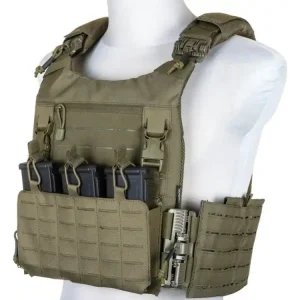 Ihned K Objednání Taktická vesta \\/ nosič plátů QR - olivová, Specna Arms