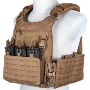 Doprava Zdarma Taktická vesta \\/ nosič plátů QR - písková TAN, Specna Arms