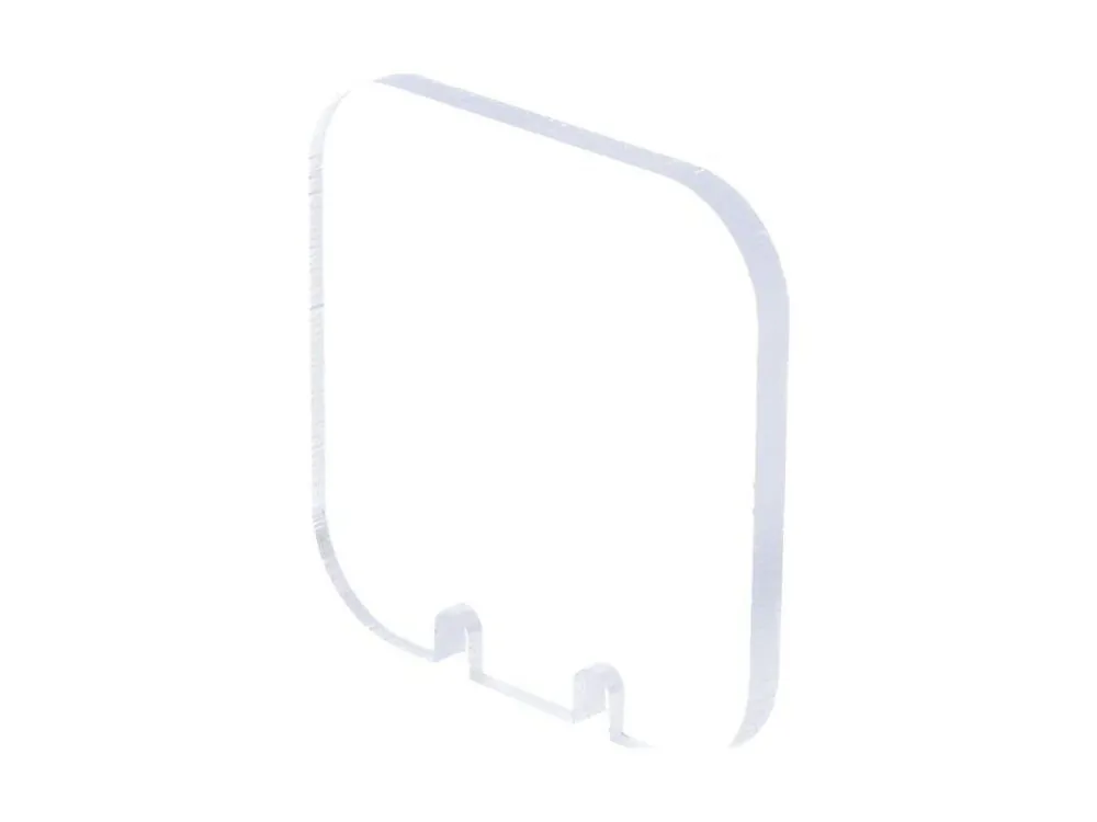 Náhradní ochrané polykarbonátové sklíčko kolimátorů - 40 x 40 mm, hranaté, AirsoftPro Nová Kolekce