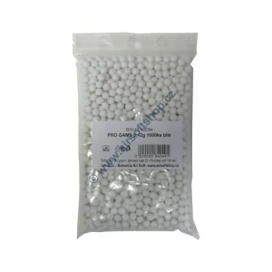 Airsoftové kuličky Pro Game 0,12g, 1000bb, bílé Zlevněný