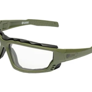 Ochranné brýle Zypher zelené - čiré sklo, CONQUER Tactical Gear Autentický