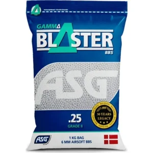 Airsoftové kuličky ASG GAMMA BLASTER 0,25g, 4000bb, bílé Ověřený