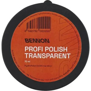 Dokud Zásoby Vydrží Hydrofobní krém na obuv Profi POLISH Transparent - 70 ml, BENNON