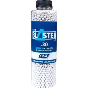 Zlevněný Airsoftové kuličky ASG BETA BLASTER 0,30g, 3300bb, bílé