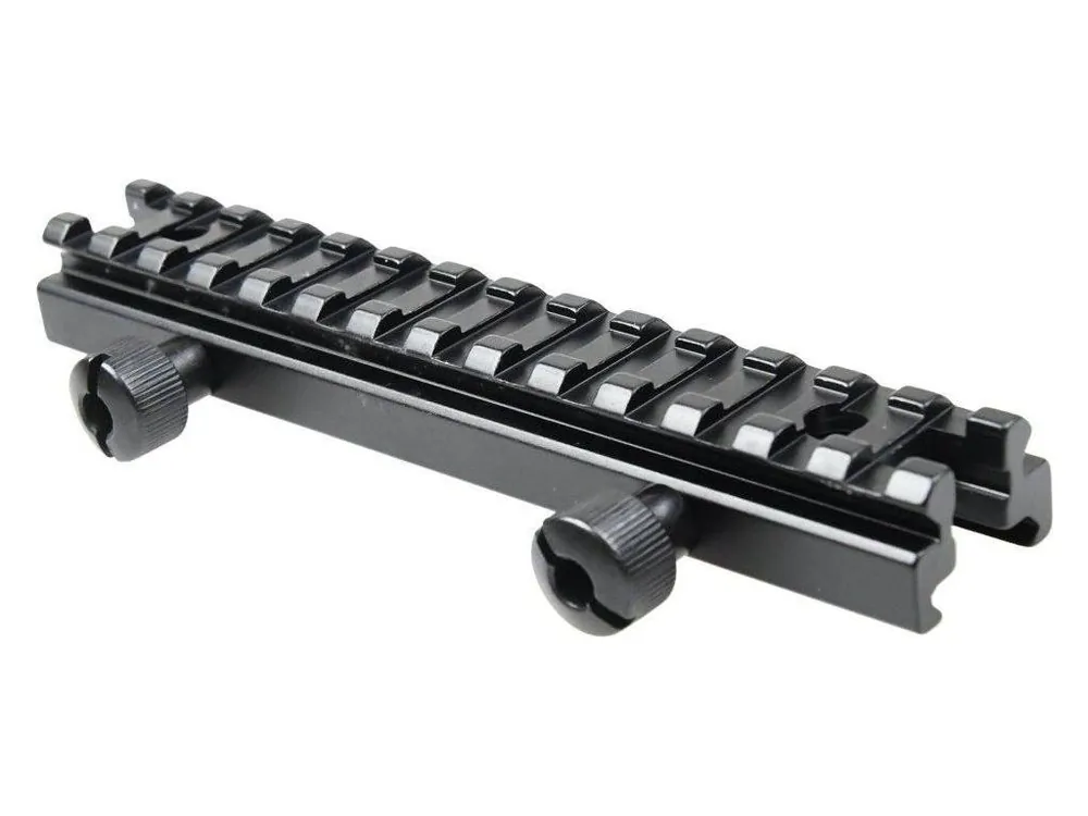 Zvýšená RIS montáž 145mm typ B - výška 15mm, černá, A.C.M. Ihned K Objednání