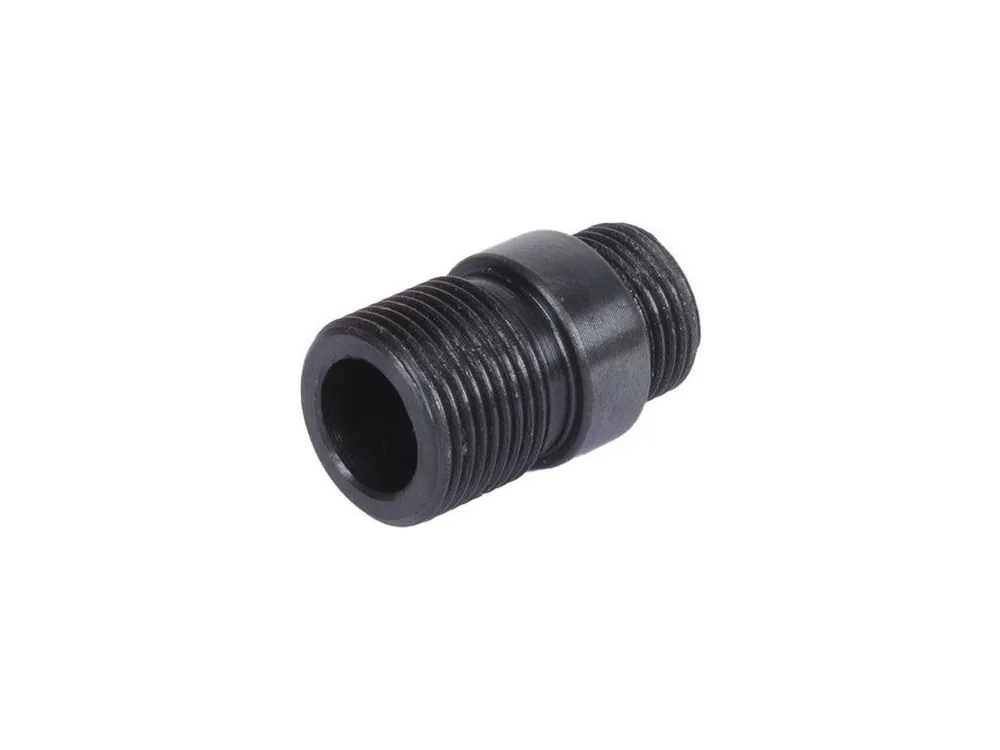 Adapter na tlumič z M12 pravotočivý na M14 levotočivý - černý, AirsoftPro Značkový