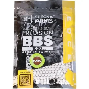 Airsoftové kuličky Specna Arms EDGE ULTRA™ BIO 0,40g, 1000bb - bílé Finální Výprodej
