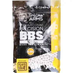 Airsoftové kuličky Specna Arms EDGE ULTRA™ 0,30g, 1000bb - bílé Nejlepší Volba