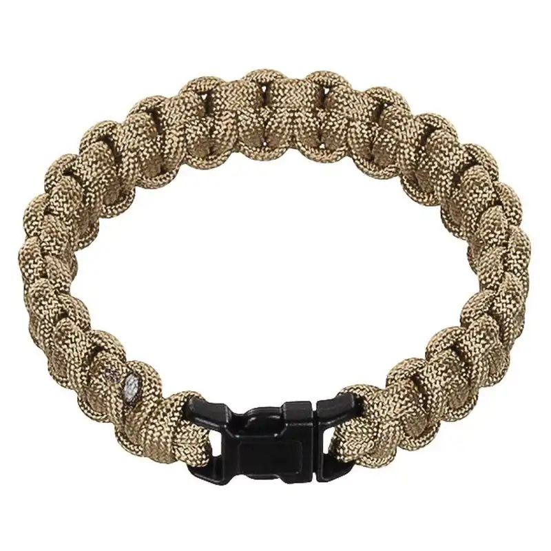 Náramek Paracord - coyote (S) Poslední Šance