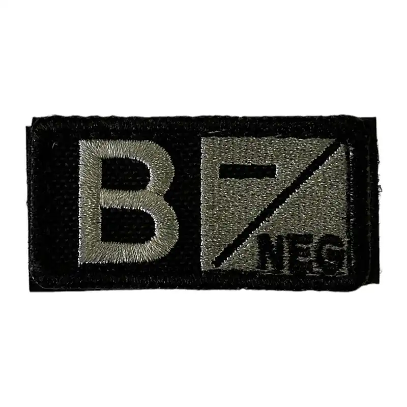 Tovární Cena Nášivka na suchý zip s krevní skupinou (B-) černá\\/foliage - Condor Outdoor