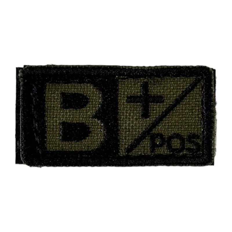 Nášivka na suchý zip s krevní skupinou (B+) oliva - Condor Outdoor Cenově Výhodný