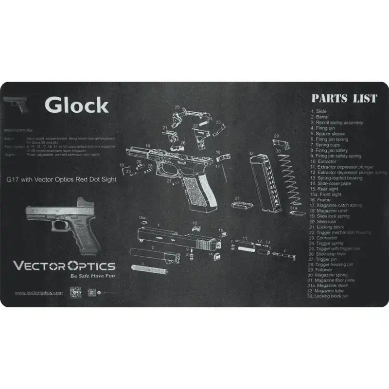 Podložka na čištění zbraní (GLOCK) - Vector Optics Ihned K Objednání