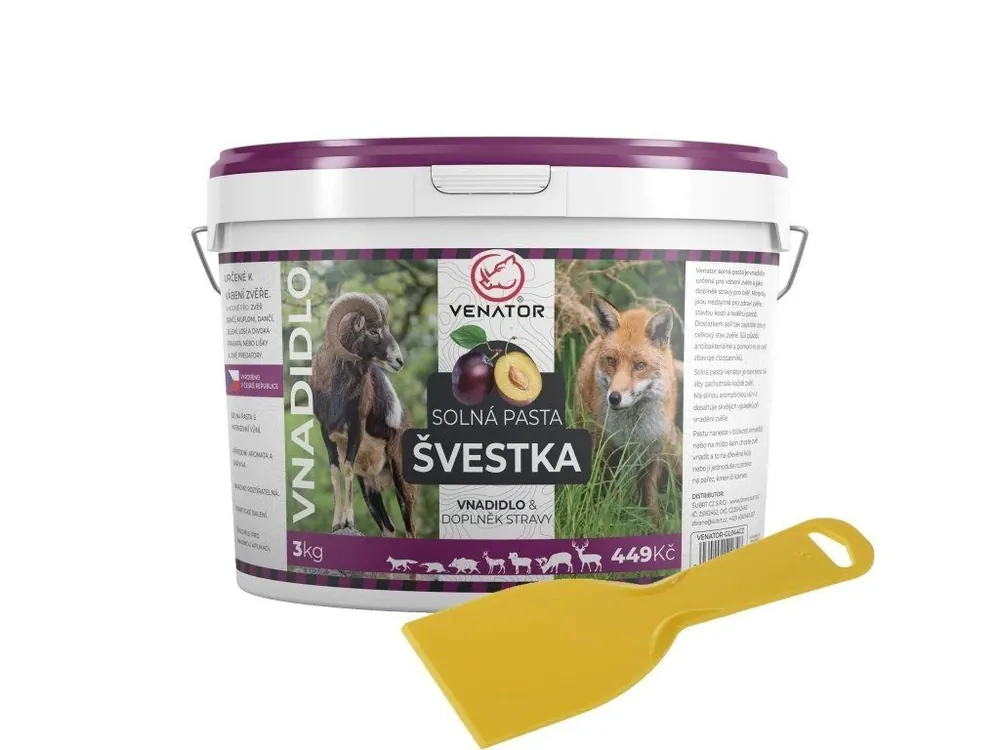 Venator vnadidlo Solná pasta Sladká švestka 3kg - Vše pro lov - Kvalita na prvním místě Výhodná Nabídka