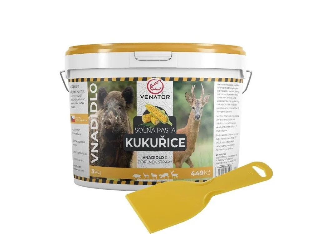 Sleva Venator vnadidlo Solná pasta Kukuřice 3kg - Vše pro lov - Kvalita na prvním místě