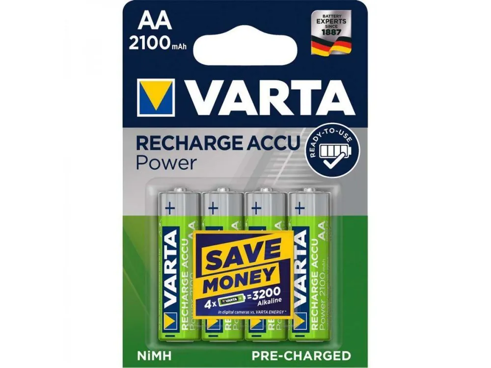 Varta 56706 R6 2100mAh NIMH basic - Nabíjecí baterie, 4 ks - Vše pro lov - Kvalita na prvním místě Speciální Cena