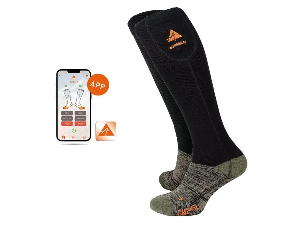 Odeslání Ihned Alpenheat Fire Wool Socks vyhřívané ponožky Merino s APP - Vše pro lov - Kvalita na prvním místě