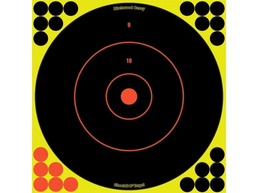 Akční Cena Vrstvený terč BIRCHWOOD CASEY SHOOT•N•C BULL’S-EYE TARGET 12 ks - Vše pro lov - Kvalita na prvním místě