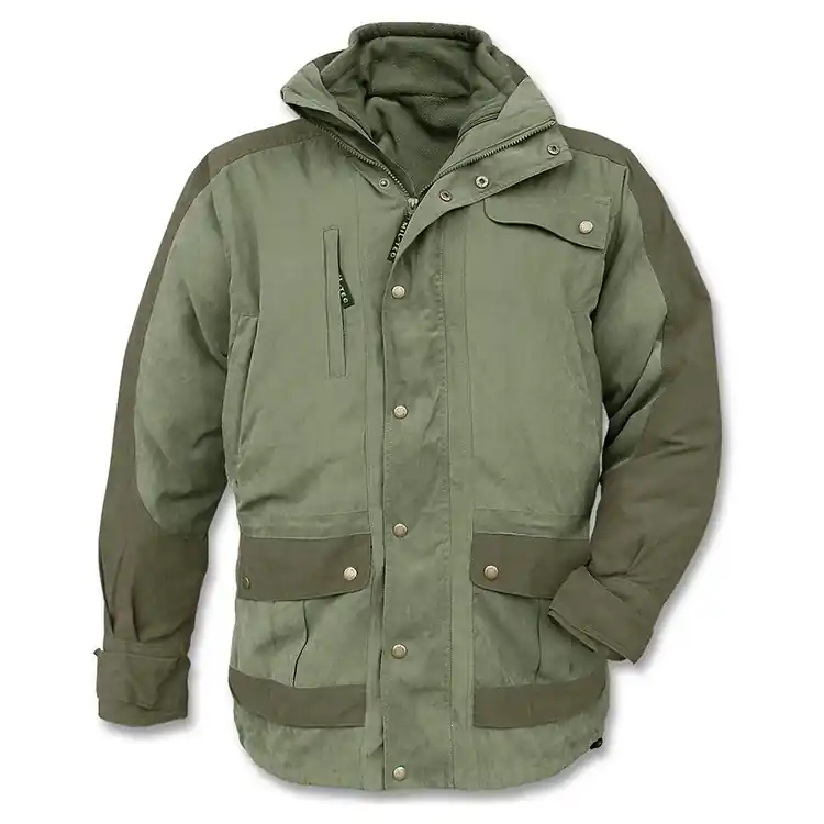 Značkový Bunda HUNTER lovecká s FLEECE vložkou ZELENÁ