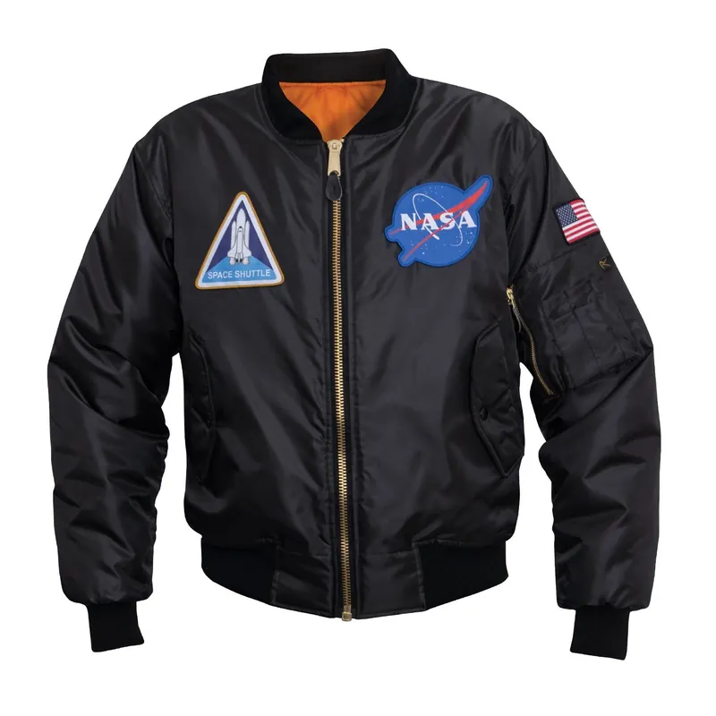 Koupit Online Bunda MA1 FLIGHT NASA ČERNÁ