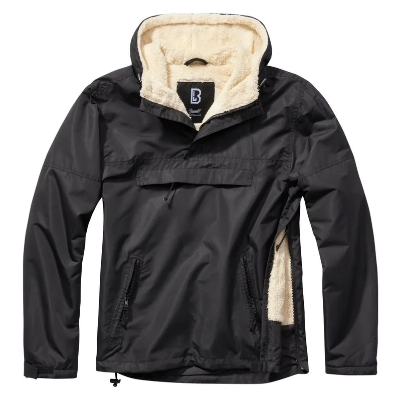 Bunda WINDBREAKER SHERPA ČERNÁ Super Cena