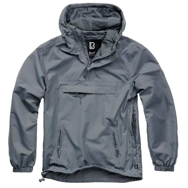 Bunda SUMMER WINDBREAKER ŠEDÁ Vysoce Kvalitní