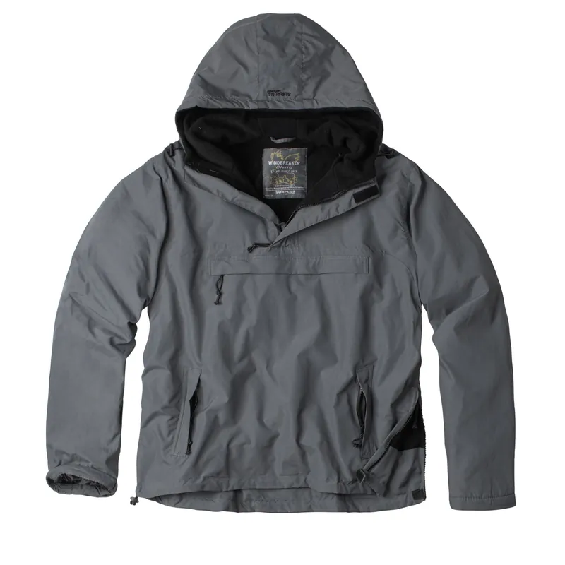 Ověřený Bunda WINDBREAKER ŠEDÁ