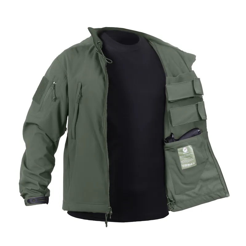 Bunda CONCEALED CARRY softshell ZELENÁ Akční Cena