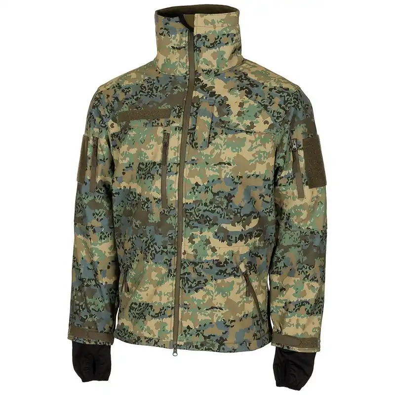 Bunda softshell HIGH DEFENCE rakouské maskování 03-Tarnanzug Nejlepší Cena