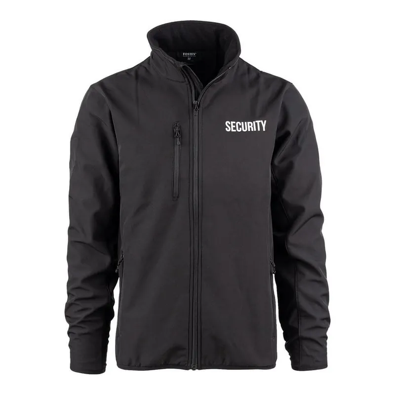 Bunda SECURITY softshell ČERNÁ Tovární Cena