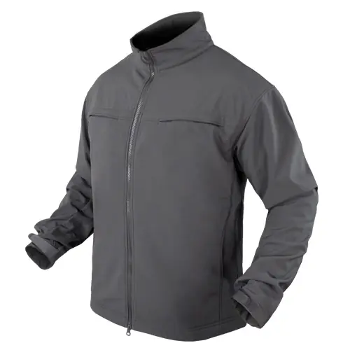 Bunda COVERT softshell GRAPHITE Značkový