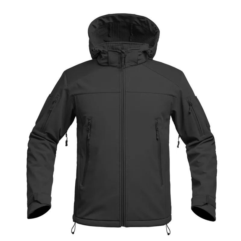 Akce Bunda FIGHTER V2 softshell s kapucí ČERNÁ