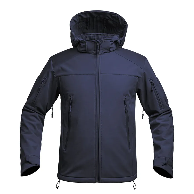 Bunda FIGHTER V2 softshell s kapucí MODRÁ Výprodej