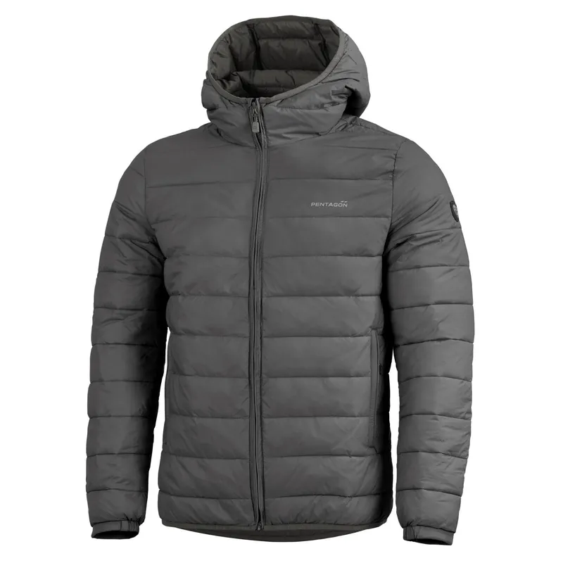 Bunda s kapucí AURORA 2.0 PUFFER HOODED CINDER GREY Pouze Dnes
