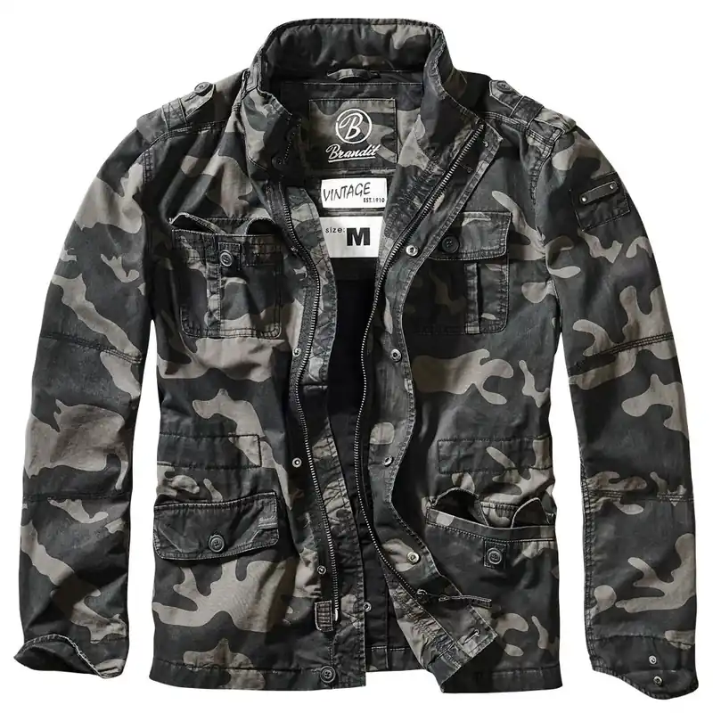 Levný Bunda BRITANNIA JACKET DARK CAMO