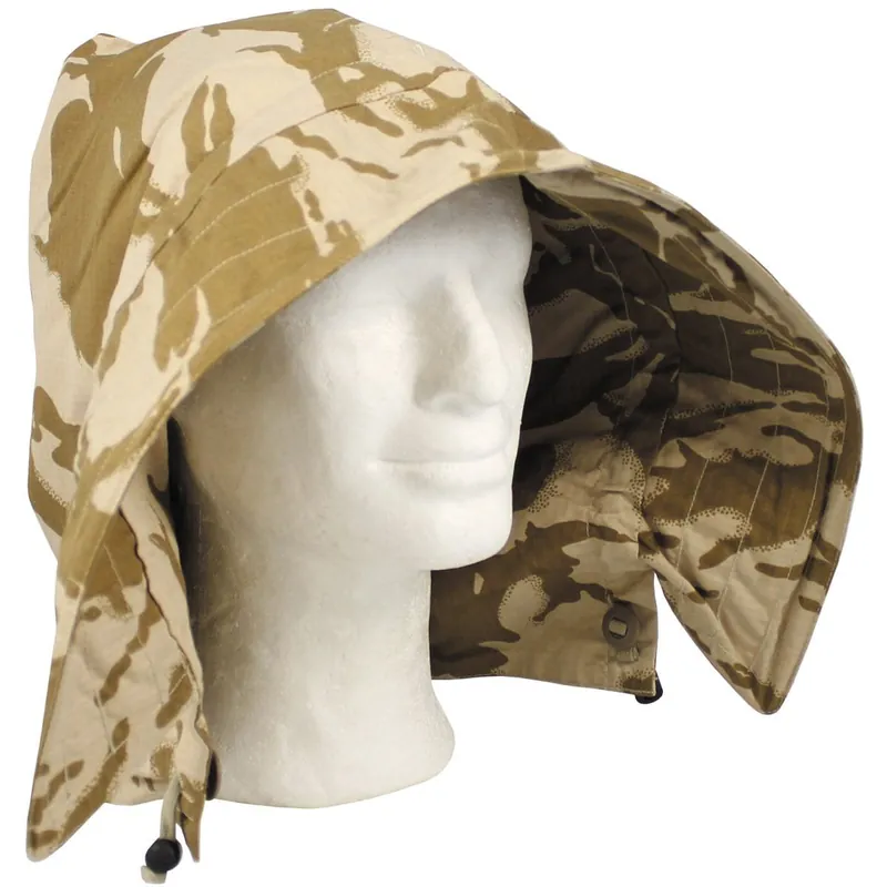 Kapuce BRITSKÁ pro bundu SMOCK rip-stop DPM DESERT Ověřený