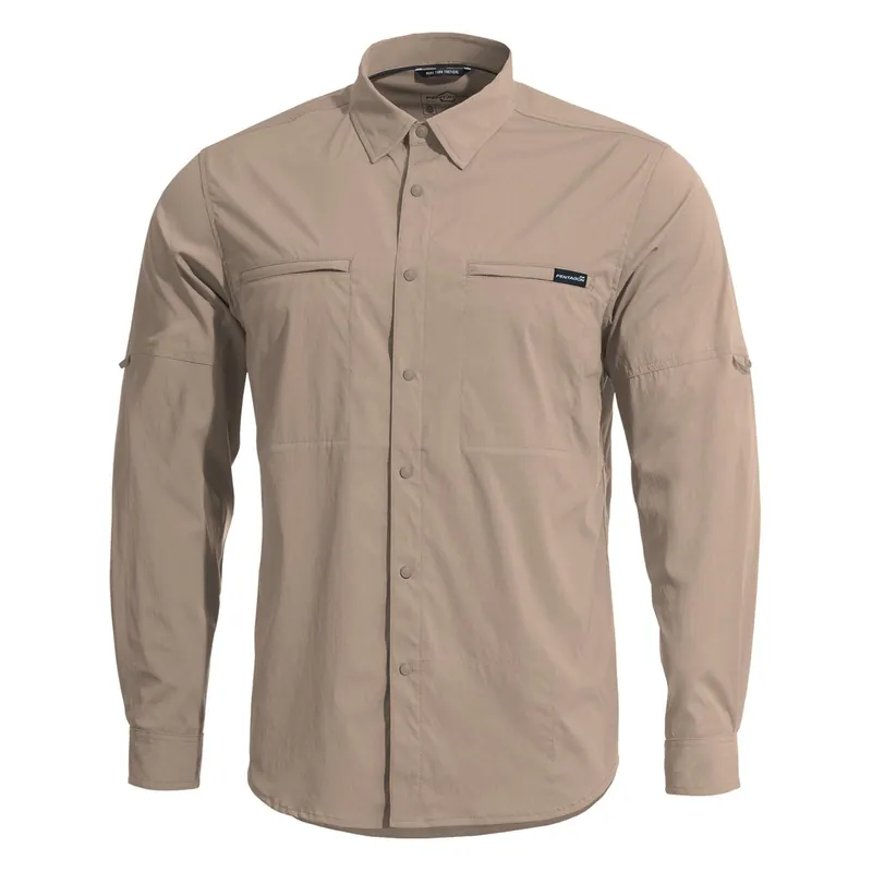 Sezónní Sleva Košile WAYNE SUNPROOF KHAKI