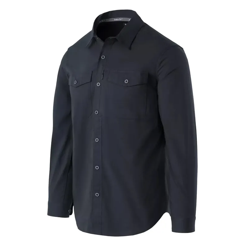 Dokud Zásoby Vydrží Košile COVERT dlouhý rukáv WASHED BLACK