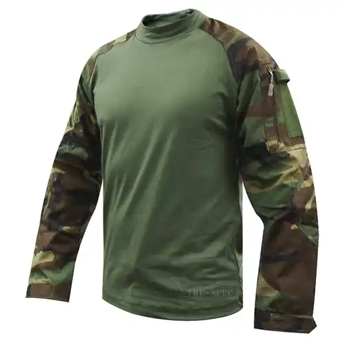 Košile taktická COMBAT Cordura rip-stop WOODLAND Sezónní Sleva