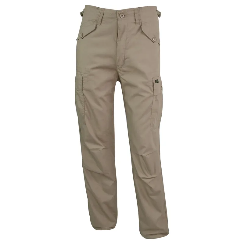 Kalhoty M65 MILITARY STYLE rip-stop KHAKI Nízká Cena