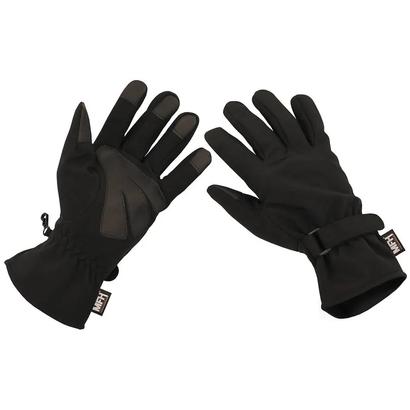 Aktuální Rukavice SOFTSHELL ČERNÉ
