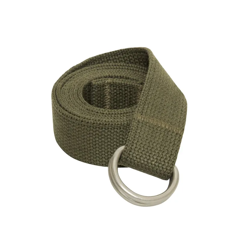 Opasek MILITARY D-RING EXPEDITION ZELENÝ Víkendová Akce