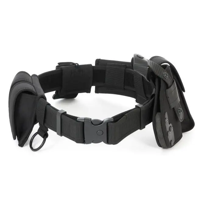 Opasek SECURITY taktický vybavený pouzdry ČERNÝ Must-Have