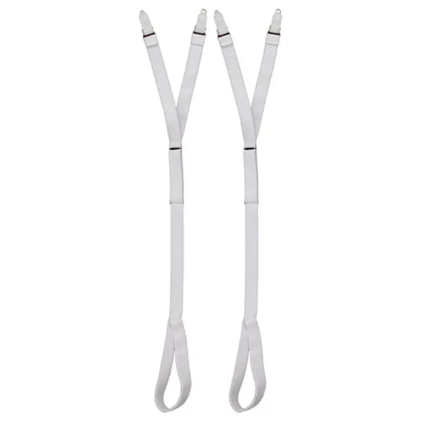 Omezená Nabídka Kšandy STIRRUP na košili BÍLÉ 2 v balení