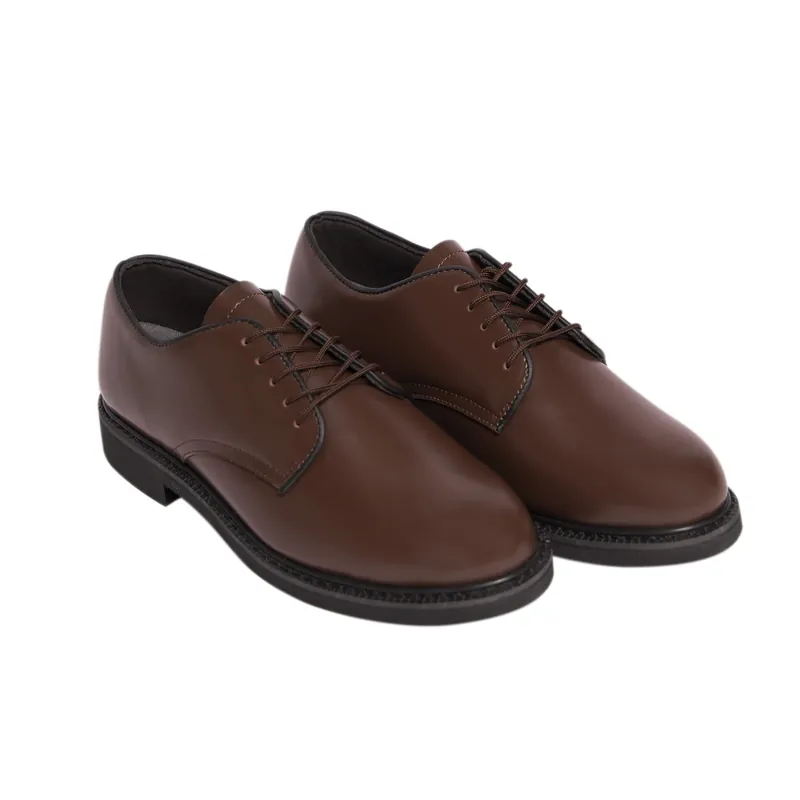 Boty - polobotky k uniformě OXFORD HNĚDÉ Pouze Dnes