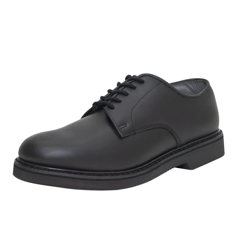 Boty - polobotky k uniformě OXFORD ČERNÉ Oblíbený