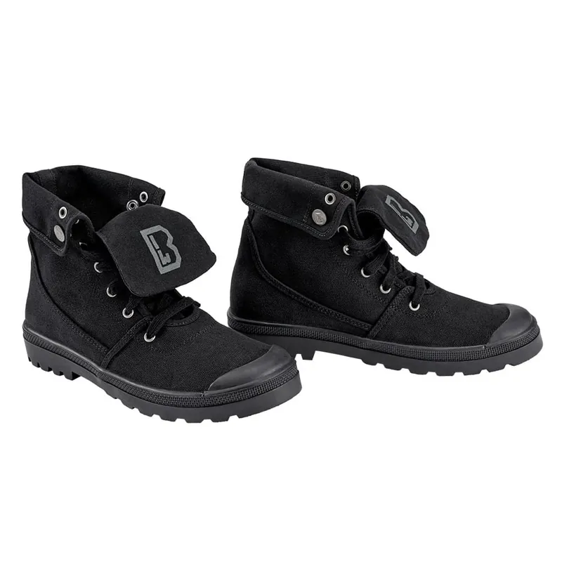 Boty MILITARY SNEAKER plátěné ČERNÉ Aktuální