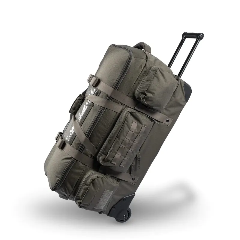 Taška přepravní s kolečky B4 ATLAS MILITARY GREEN Originální