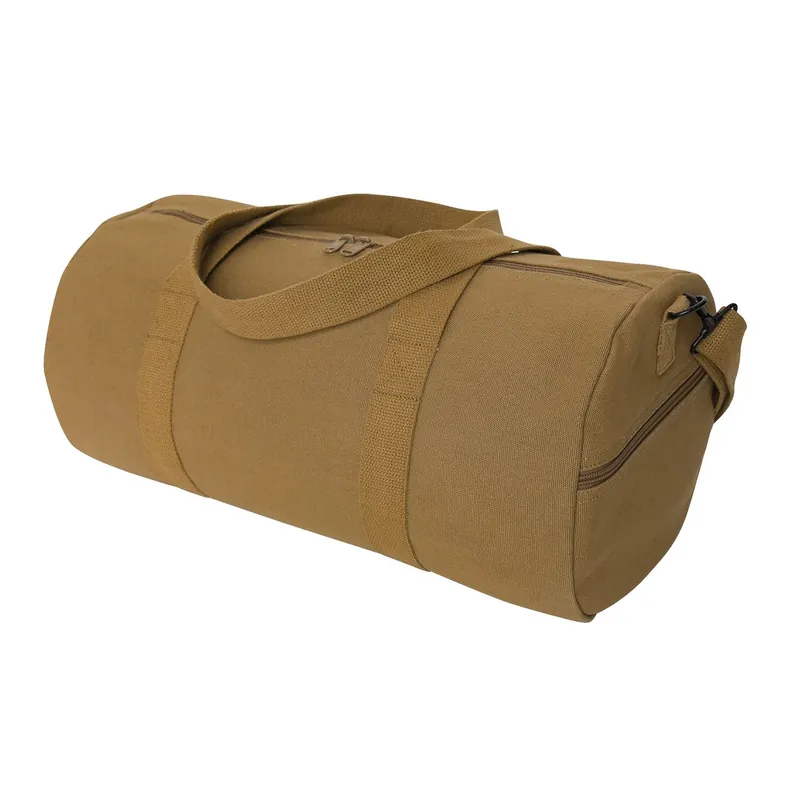 Značkový Taška přes rameno VÁLEC 48 x 23 cm bavlněná COYOTE