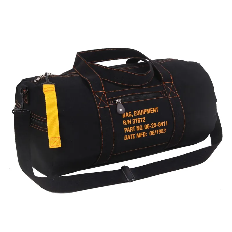 Super Cena Taška EQUIPMENT plátěná ČERNÁ
